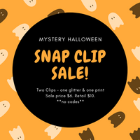 Halloween Snap Clip SALE!